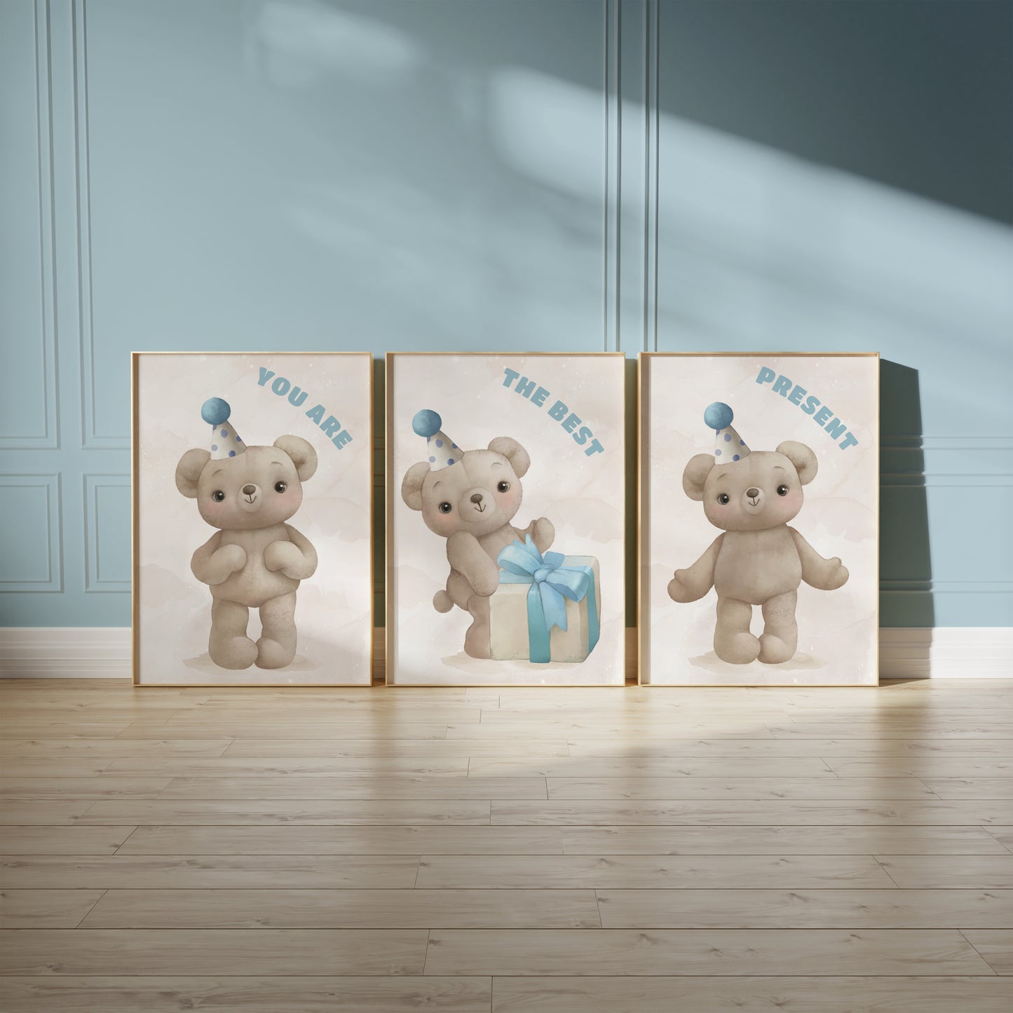 You Are the Best Gift - Adorable Nursery Wall Art Set, Set of 3, N114