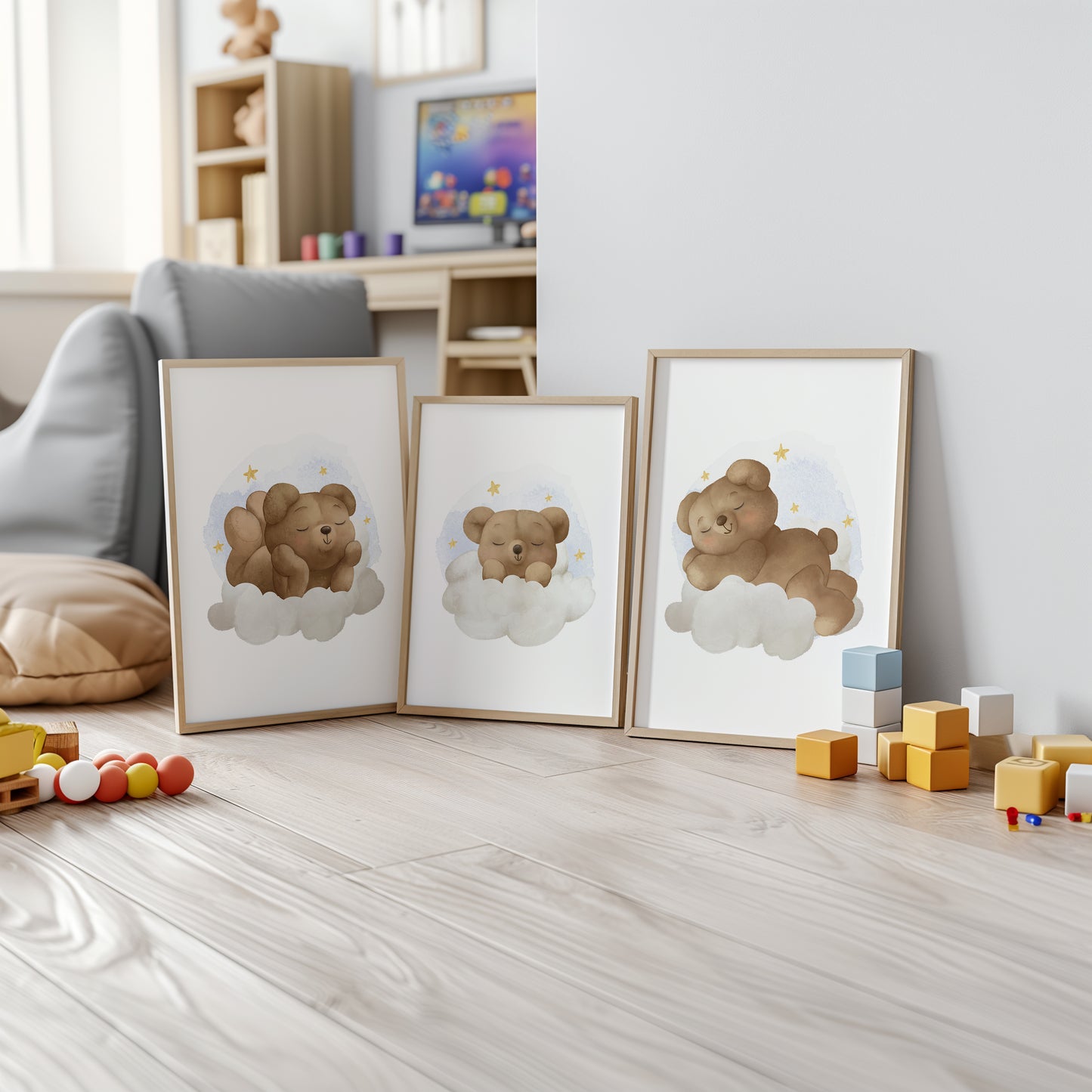 Cloud Hug Bears Collection, Set of 3, N141