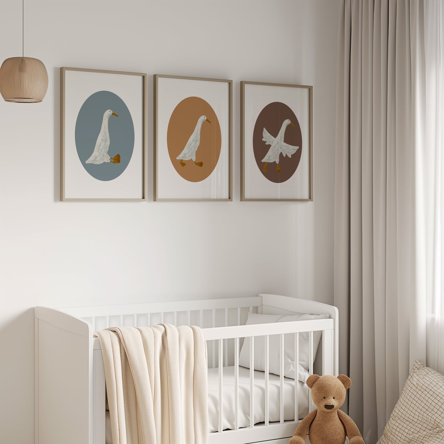 Charming Goose Collection - Kids Room Elegance, Set of 3, N158