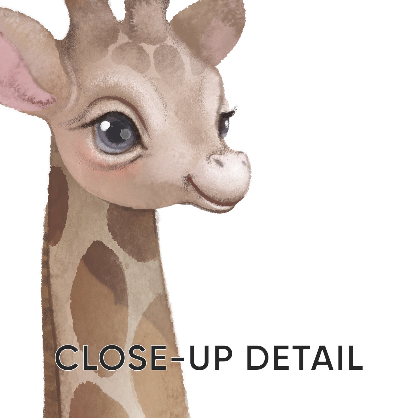 Born to Be Wild: Giraffe Nursery Wall Art Set, Set of 3, N148