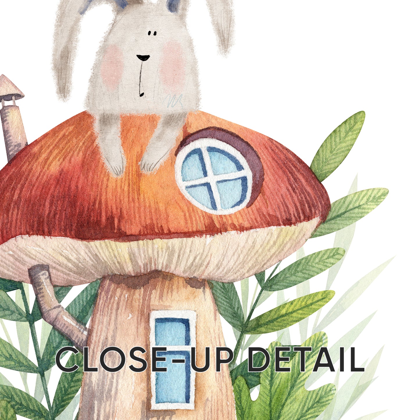 Fantasy Forest Rabbit Houses Set, Set of 3, N169