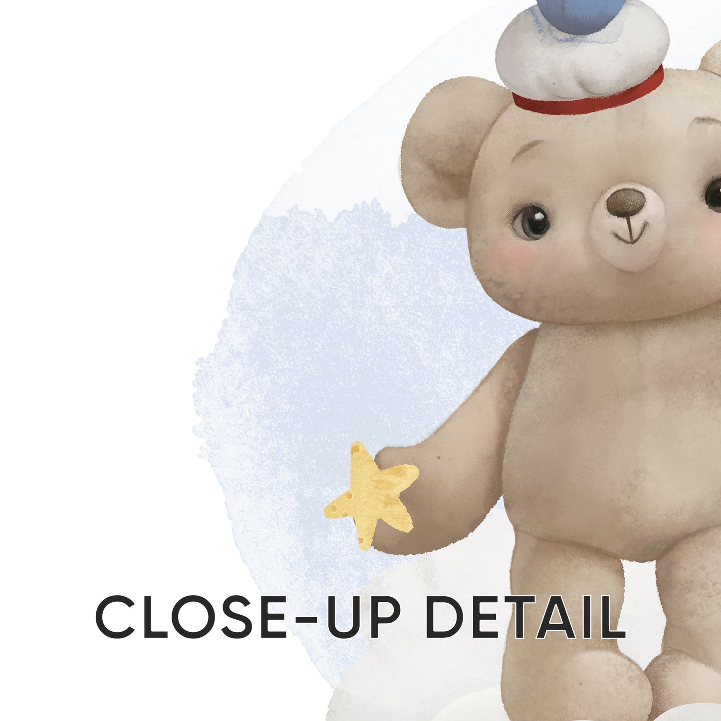 Celestial Bear Collection: Teddy Bear Magic in the Clouds, Set of 3, N140