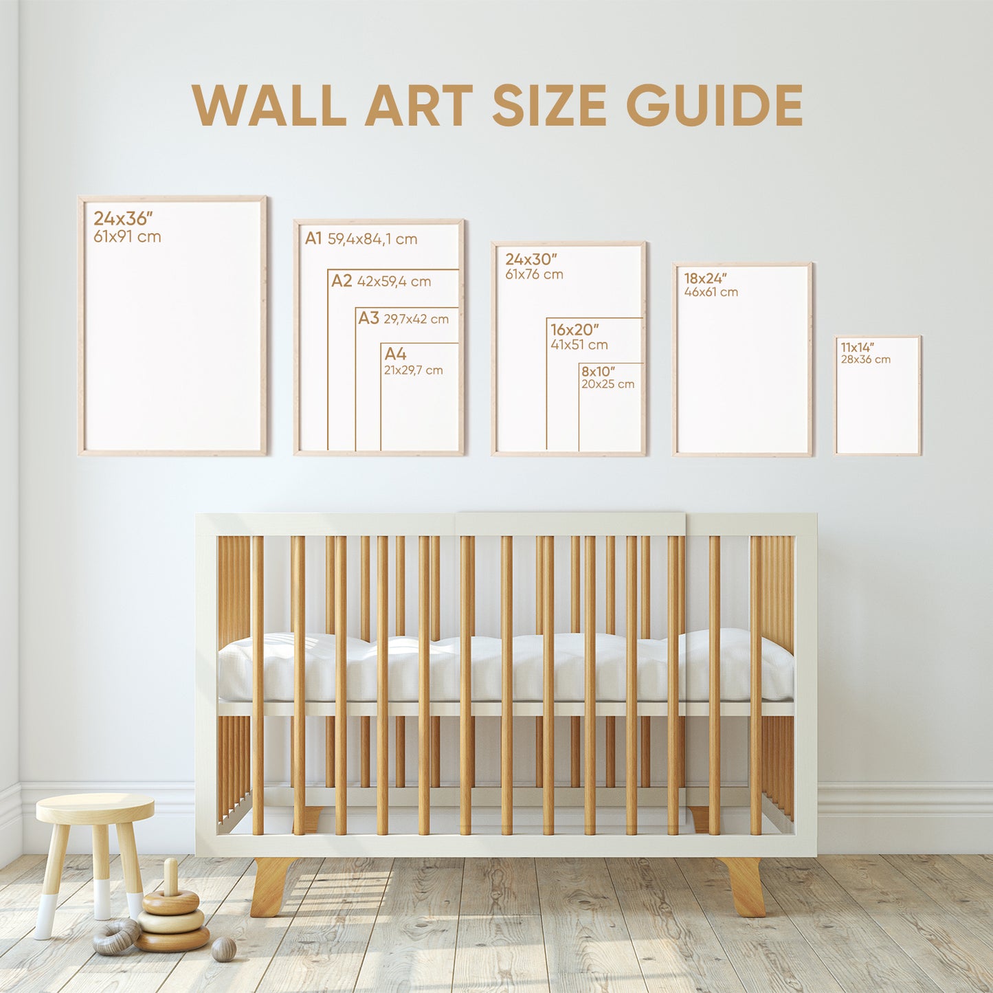 Little Blooms & Big Smiles Wall Art, Set of 3, N162
