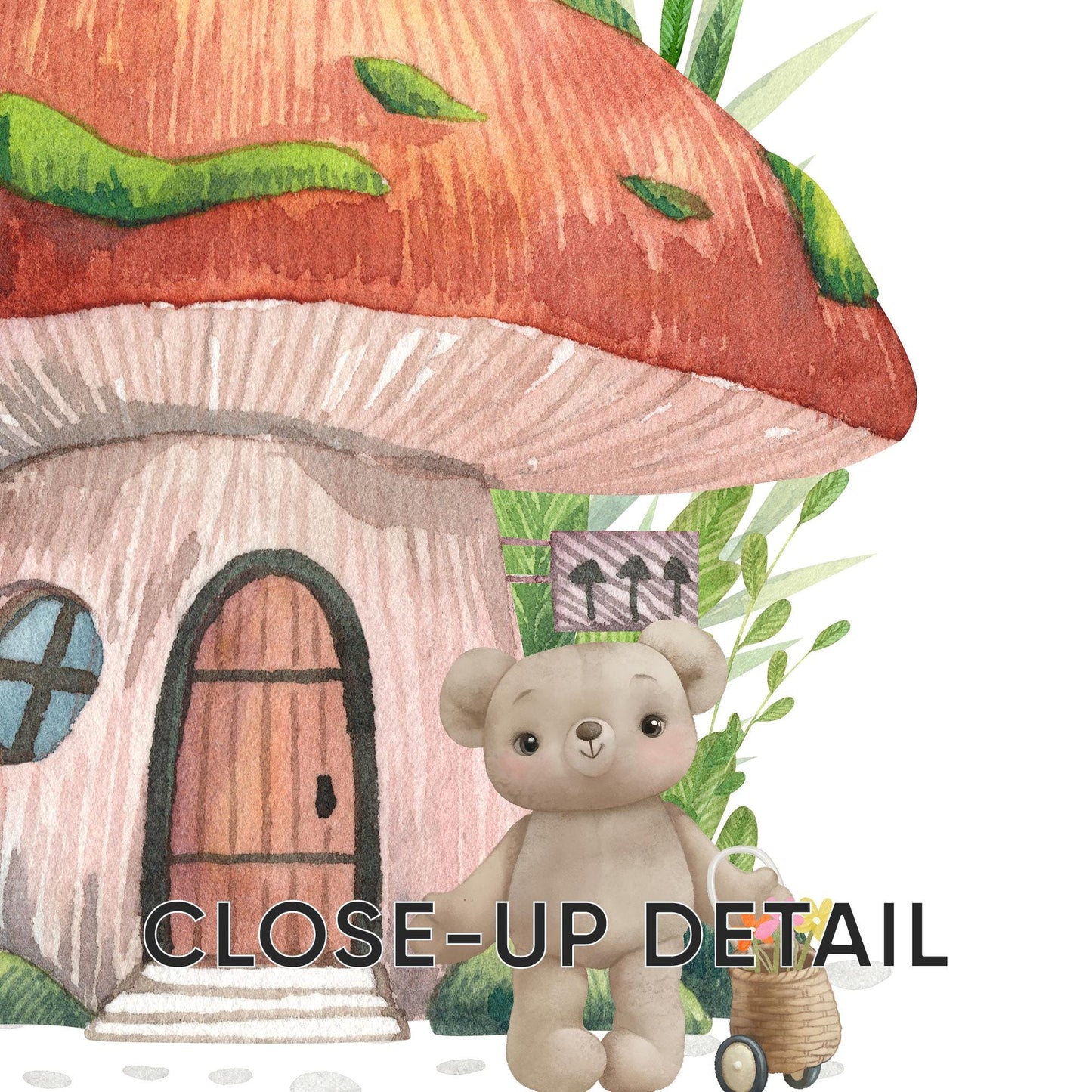 Set of 3 Whimsical Woodland Nursery Art Prints, 160