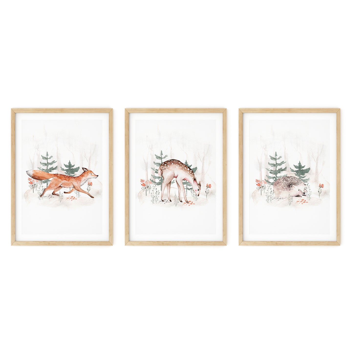 Set of 3, Enchanted Woods Collection, N026