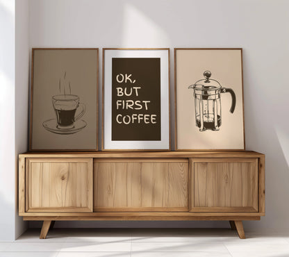 Morning Brew Magic - A Coffee Lover's Trio, Set of 3, D030