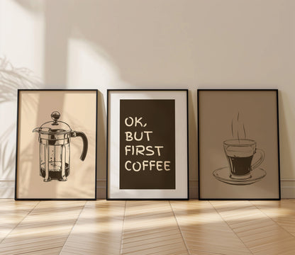 Morning Brew Magic - A Coffee Lover's Trio, Set of 3, D030