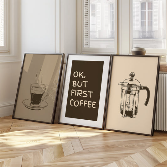 Morning Brew Magic - A Coffee Lover's Trio, Set of 3, D030