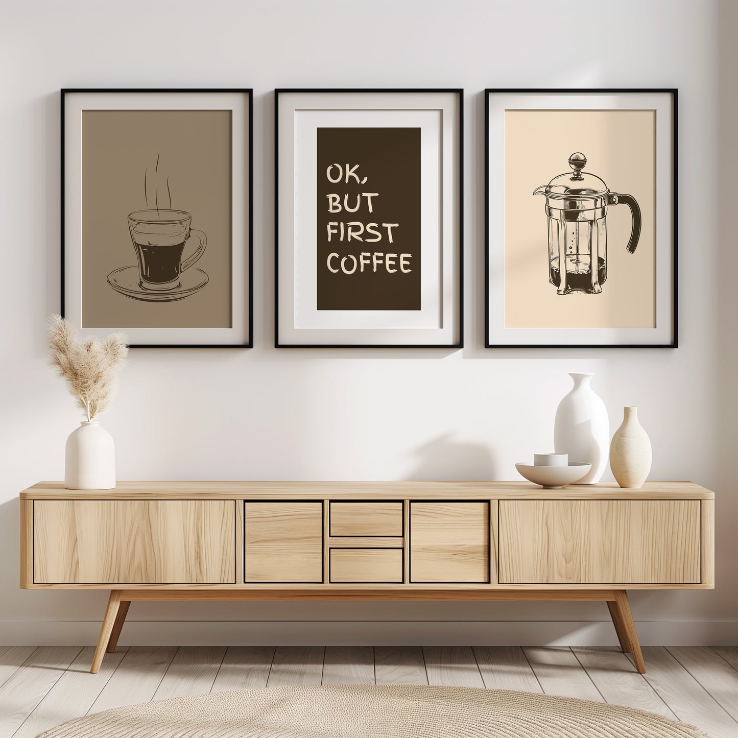 Morning Brew Magic - A Coffee Lover's Trio, Set of 3, D030