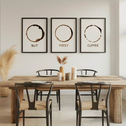 Coffee Lover's Essentials - Wall Art Trio, Set of 3, D038