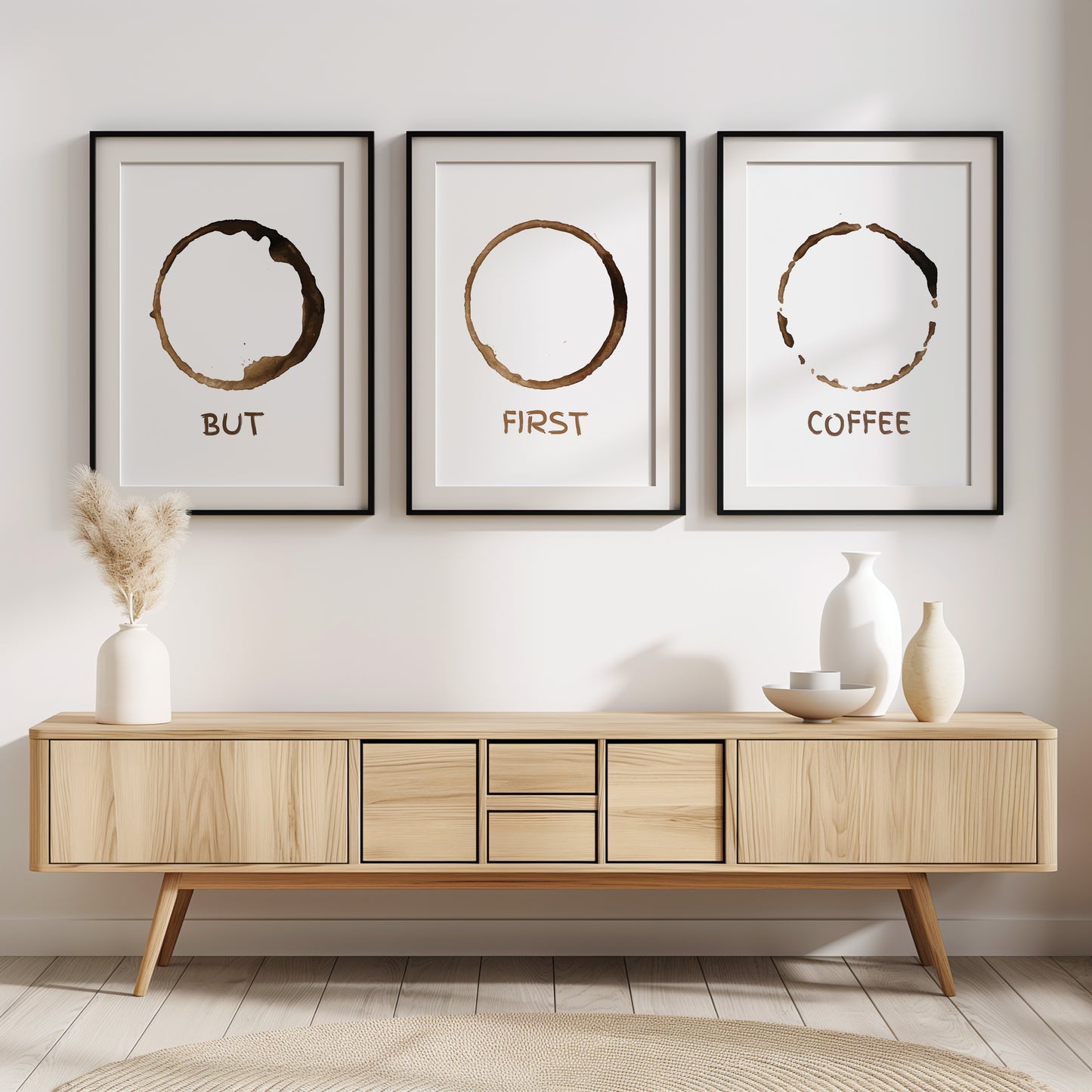 Coffee Lover's Essentials - Wall Art Trio, Set of 3, D038