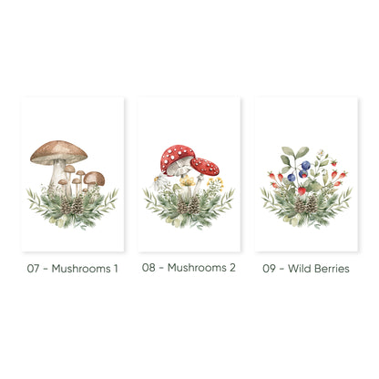 Enchanted Forest Dreamscape, Set of 3, N041