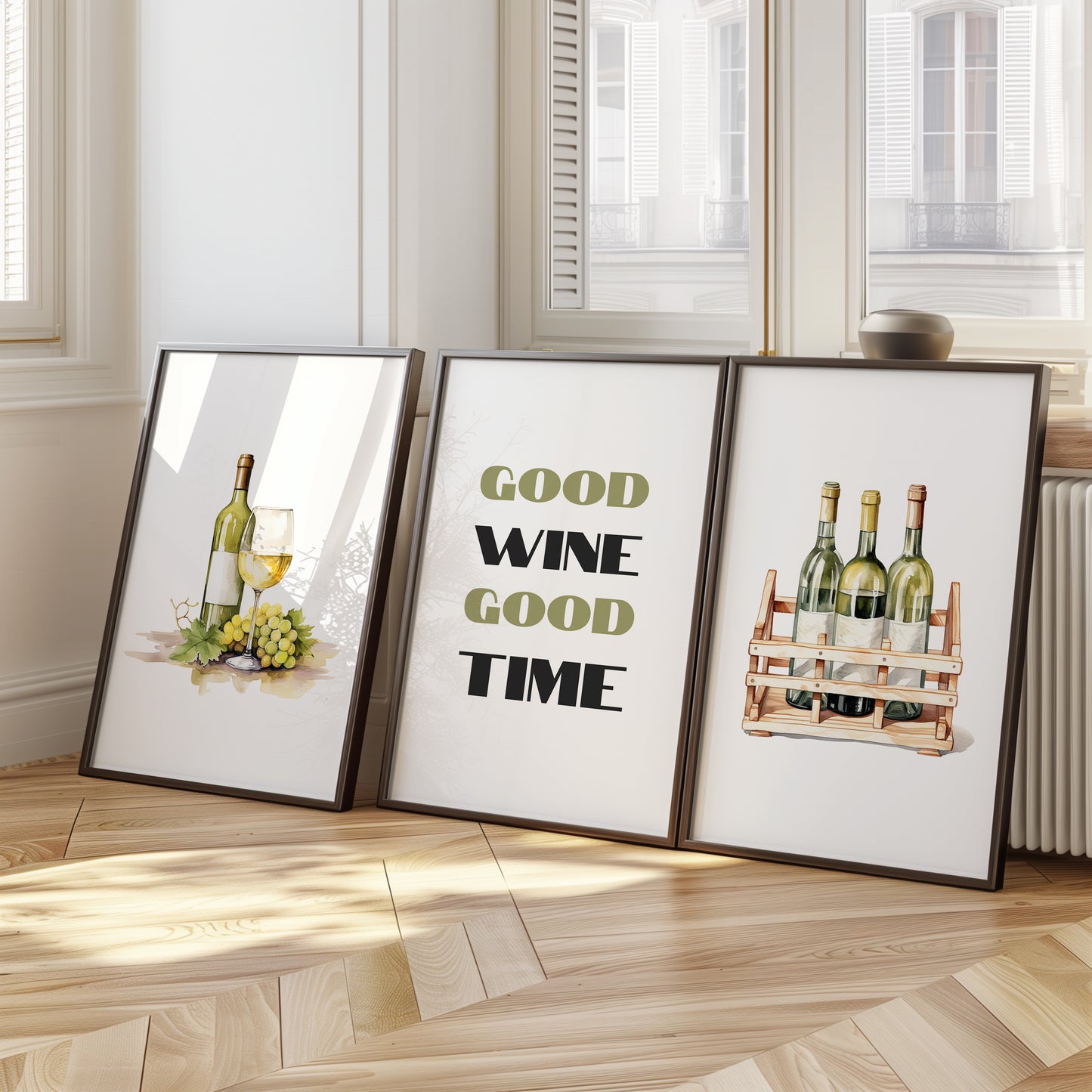 Golden Moments: A White Wine Celebration, Set of 3, D047