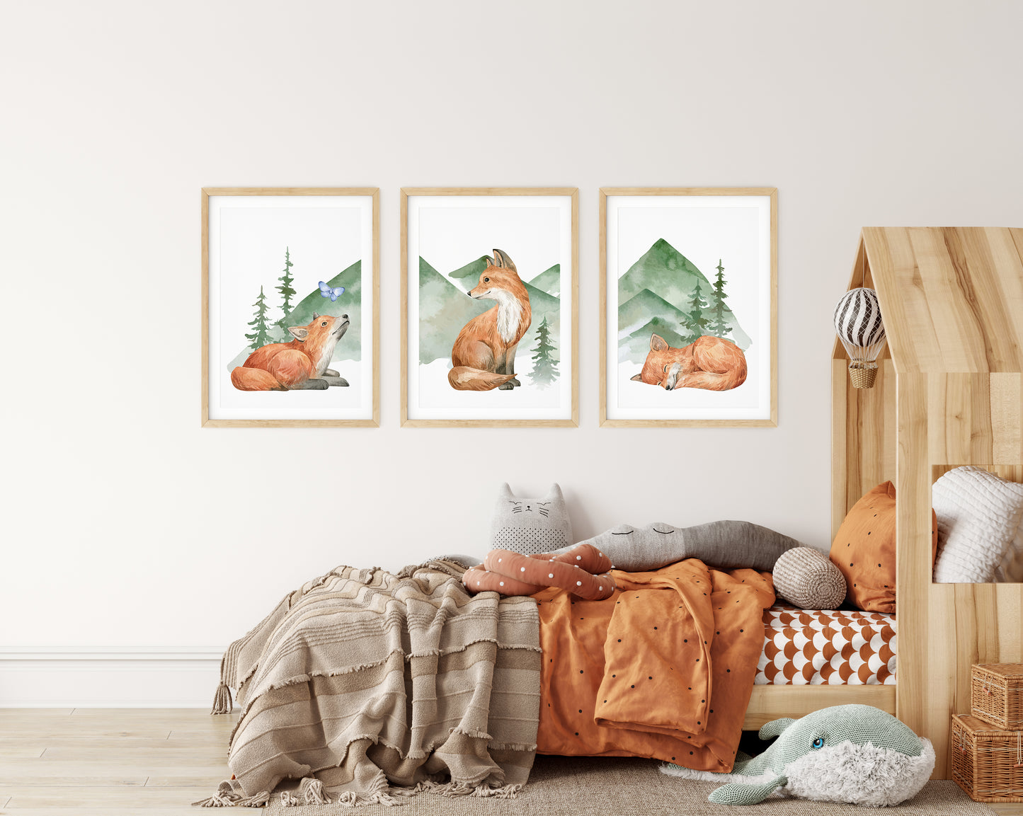 Forest Friends in the Mountains, Set of 3, N050