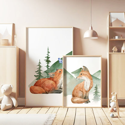 Forest Friends in the Mountains, Set of 3, N050