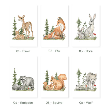 Peaceful Woodland Creatures, Set of 3, N052