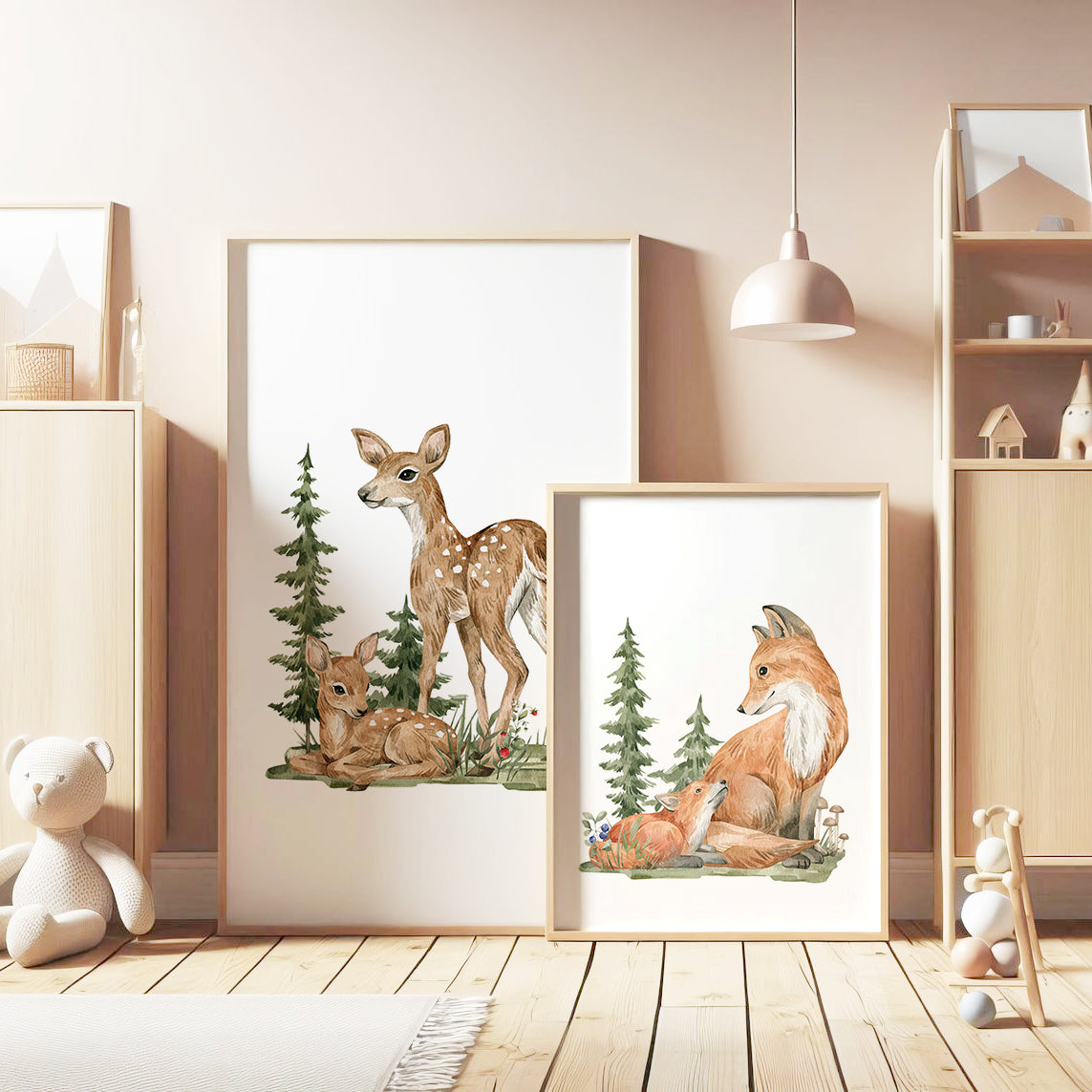 Peaceful Woodland Creatures, Set of 3, N052