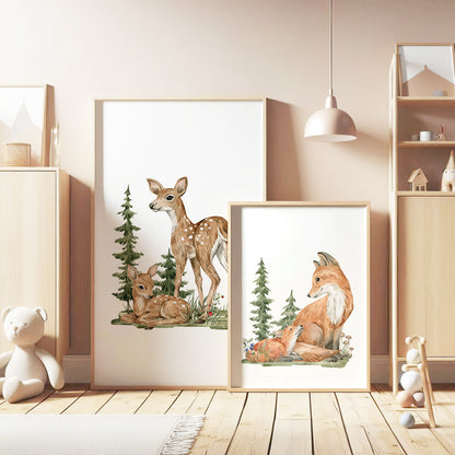 Peaceful Woodland Creatures, Set of 3, N052