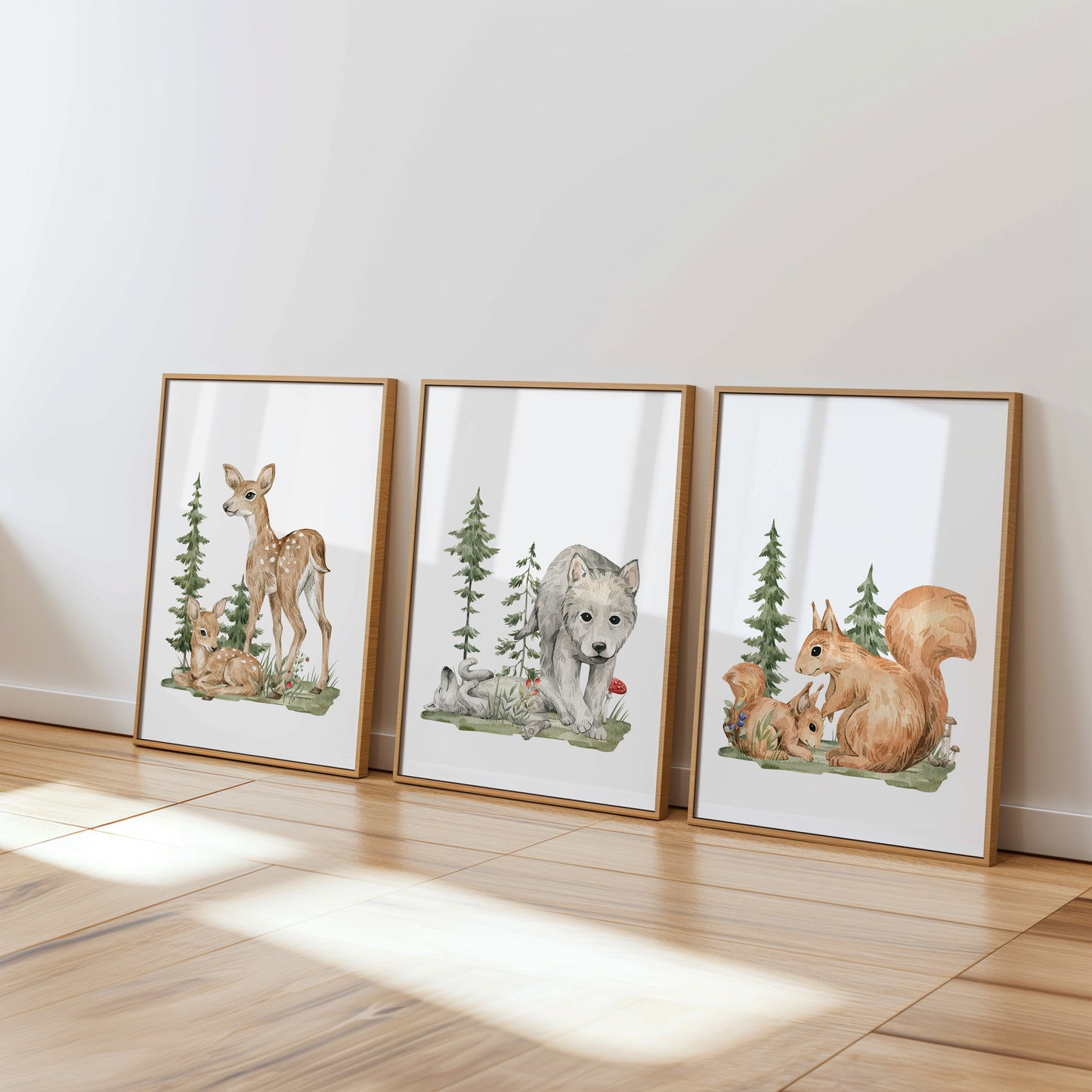 Peaceful Woodland Creatures, Set of 3, N052