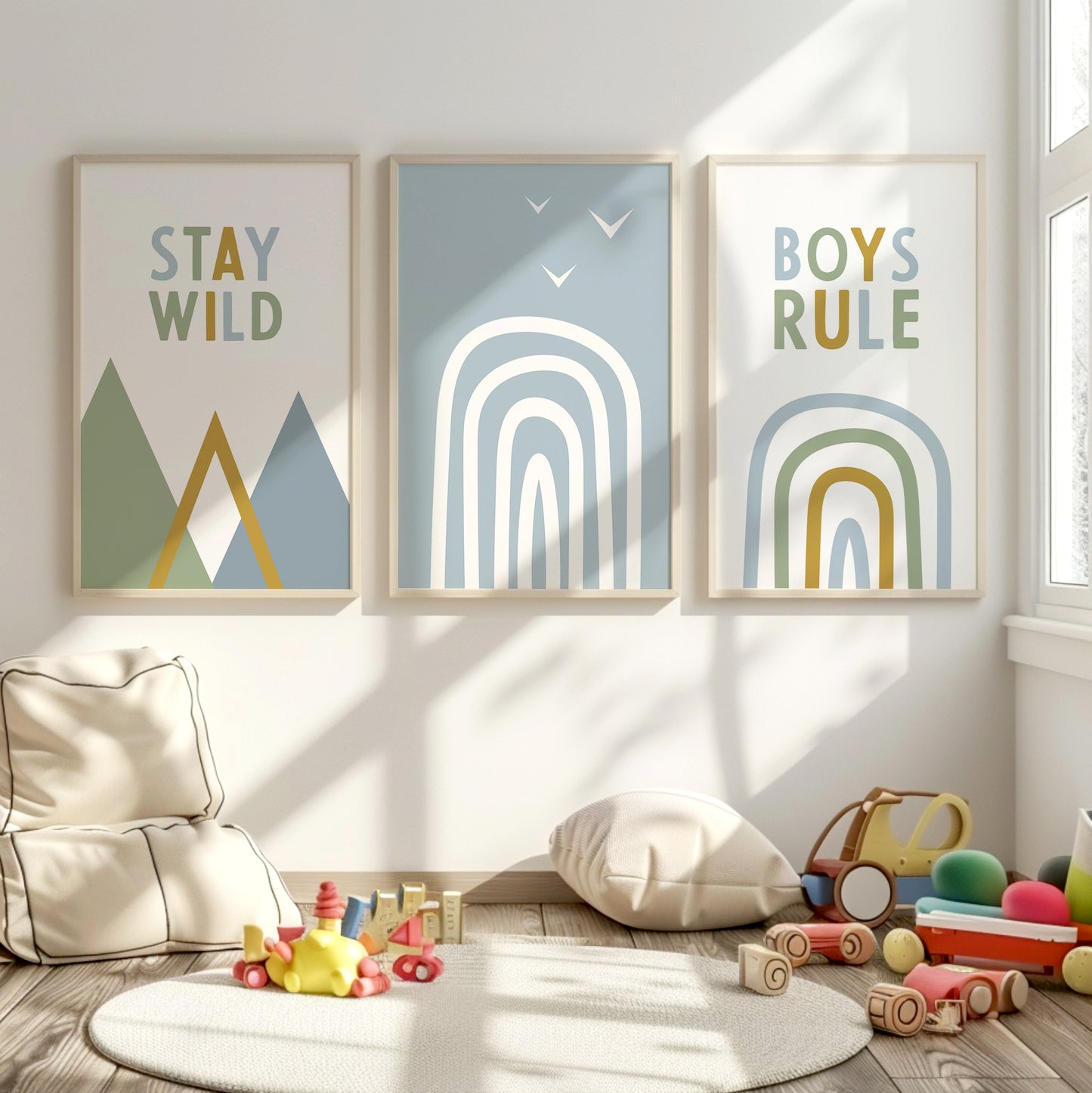 Adventure Spirit Kids Posters, Set of 3, N058