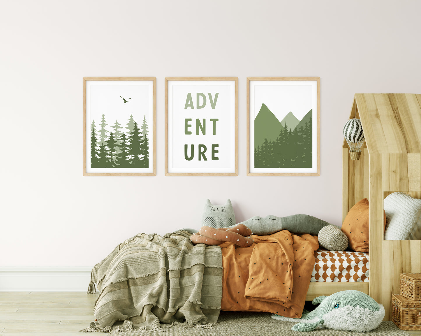 Adventure Awaits Forest Wall Set, Set of 3, N061