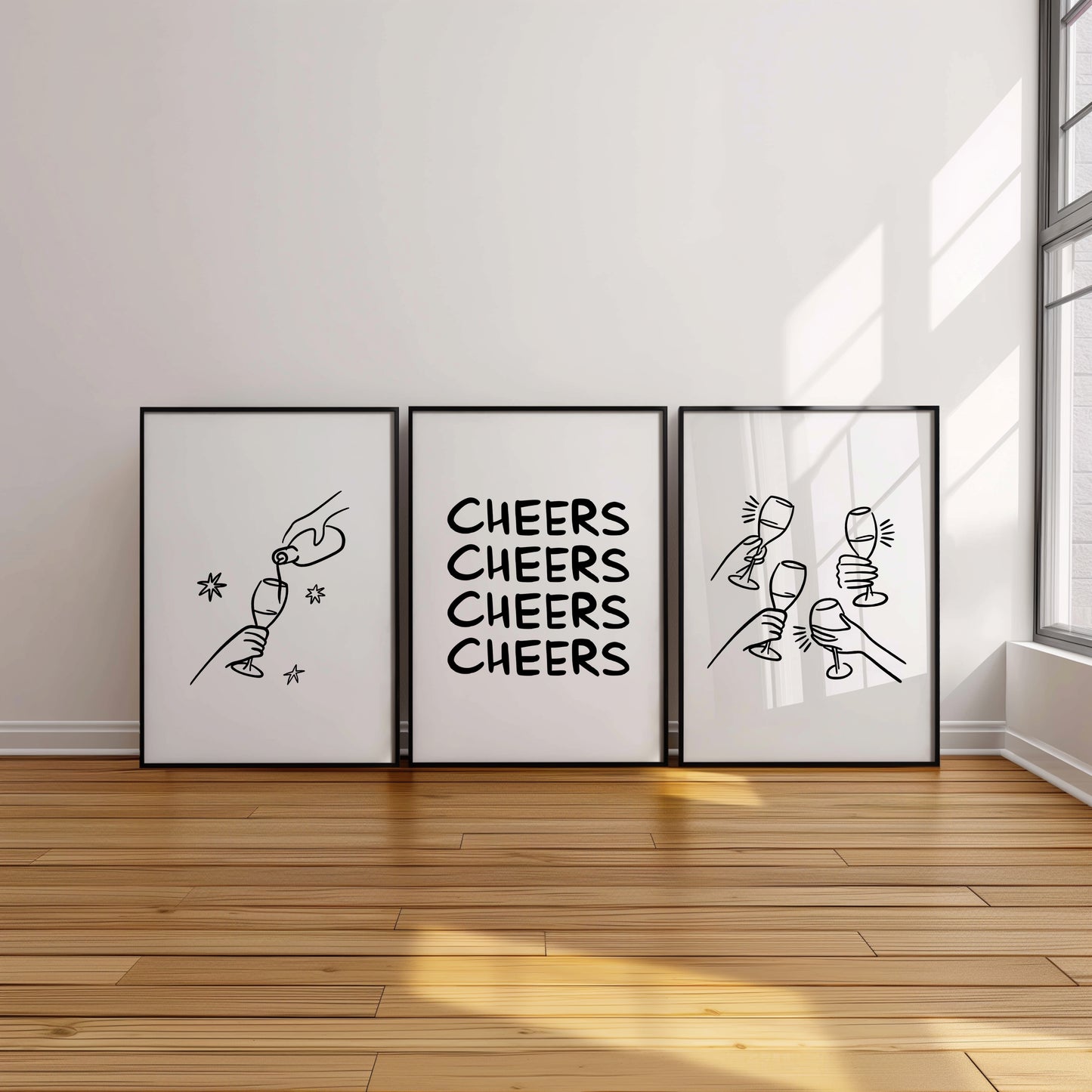 Toast Tales: A Minimalist Ode to Joy, Set of 3, D066