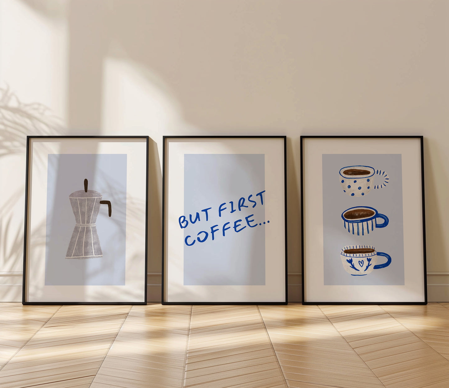 Wake & Brew - Artisan Coffee Print, Set of 3, D070