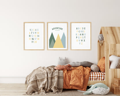 Adventure Awaits Educational Poster Set, Set of 3, N073