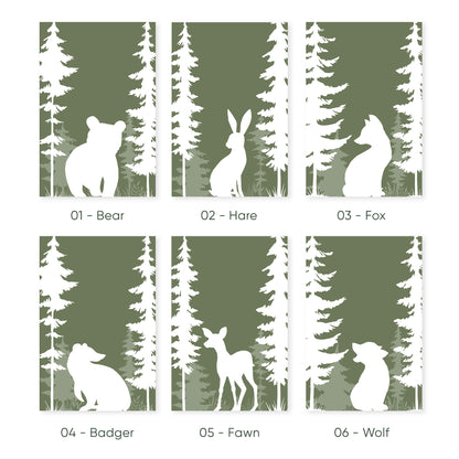 Wilderness Shadows Collection, Set of 3, N085