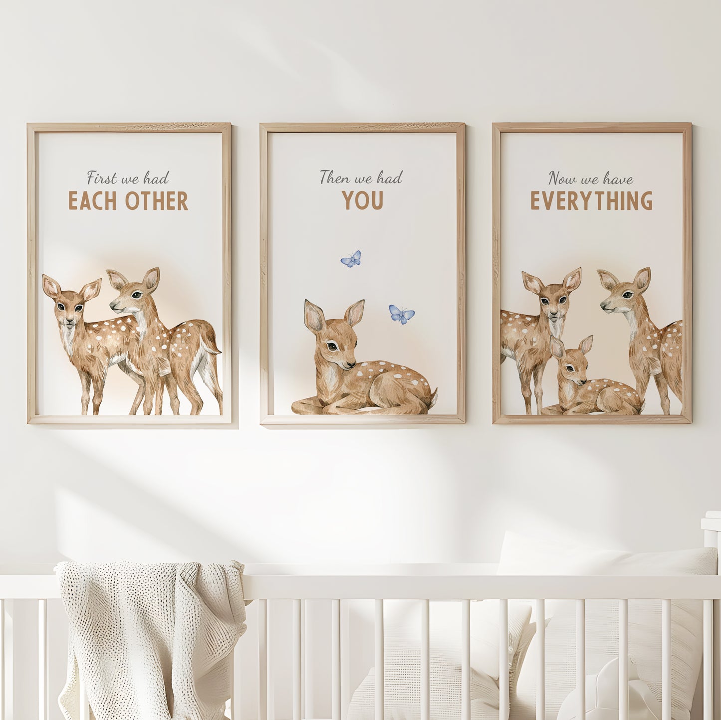 Deer Family Love Collection, Set of 3, N086