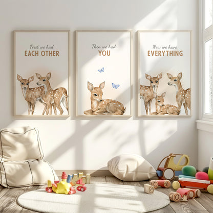 Deer Family Love Collection, Set of 3, N086