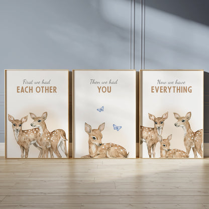 Deer Family Love Collection, Set of 3, N086