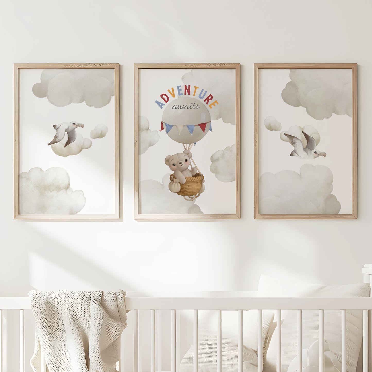 Teddy’s Sky Journey, Set of 3, N101