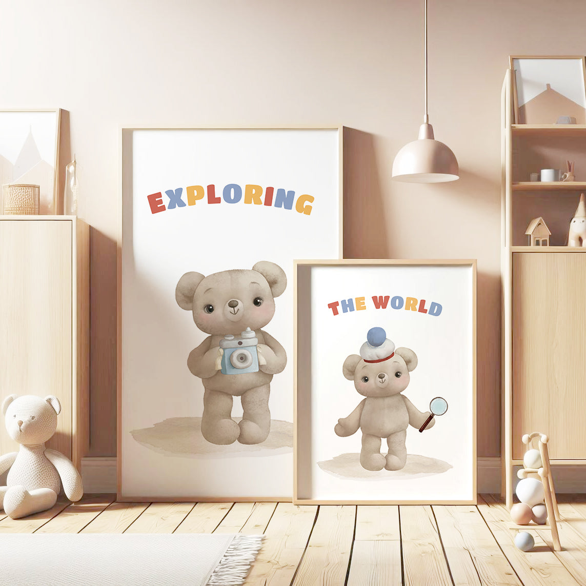 Exploring Adventures Nursery Poster Set, Set of 3, N102