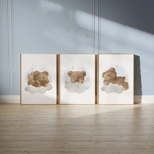 Cloud Hug Bears Collection, Set of 3, N141