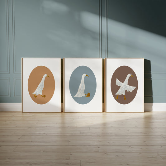 Charming Goose Collection - Kids Room Elegance, Set of 3, N158