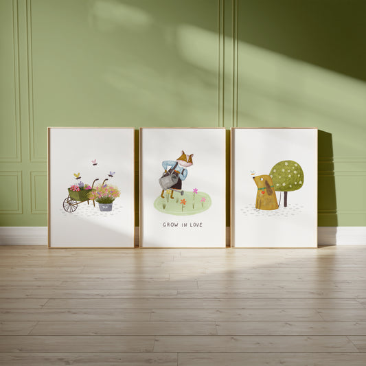 Bloom and Grow: A Woodland Journey, Set of 3, N161