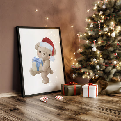 Christmas Teddy Wonderland - Bring a touch of holiday magic with teddy bears and Christmas themes, Set of 3, N181