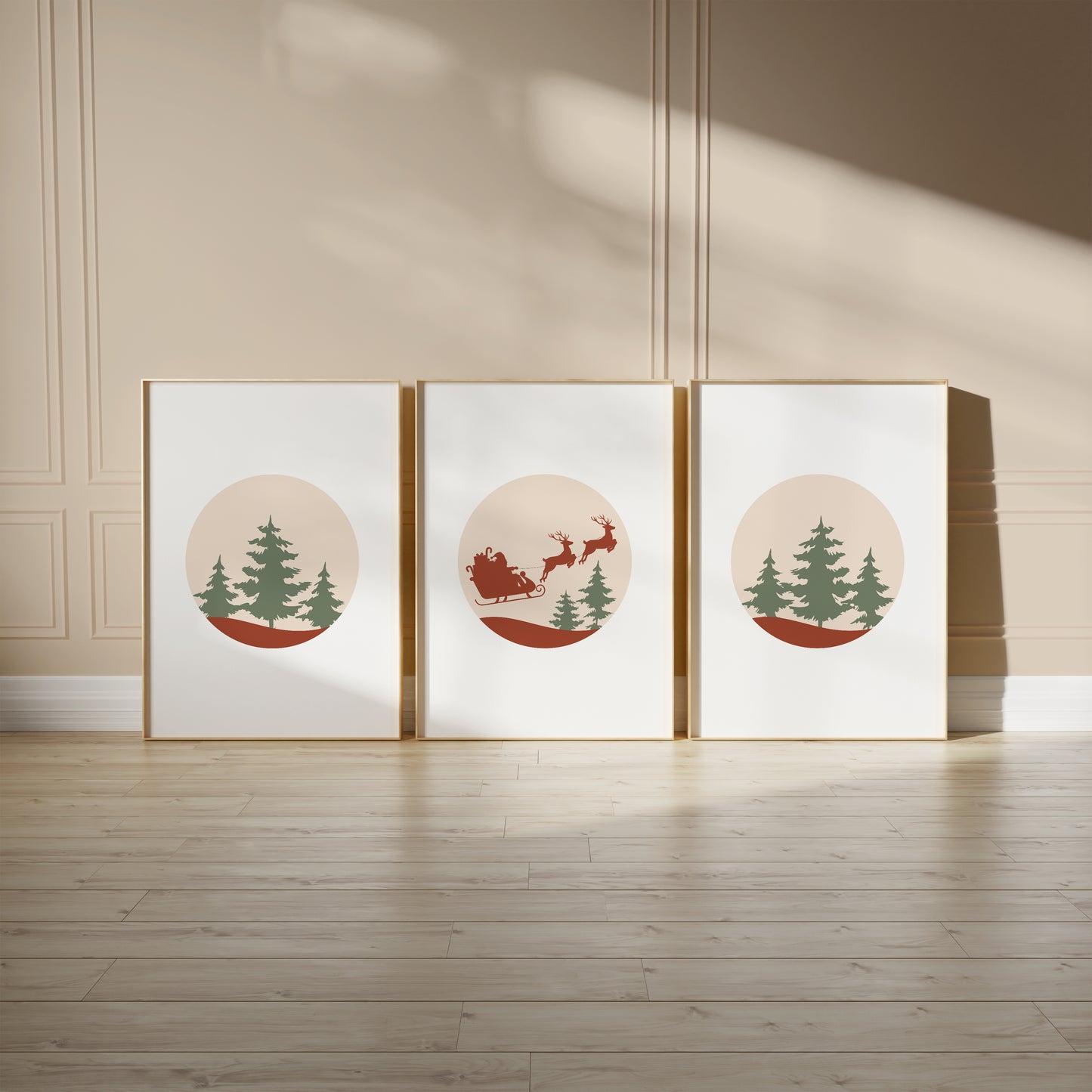 Reindeer Dreams: Forest Holiday Scenes, Set of 3, N185