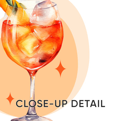 Sophisticated Sips Collection – Aperol Spritz, Martini, Mojito, Margarita, Gin & Tonic, Cosmopolitan Set of 3, D010