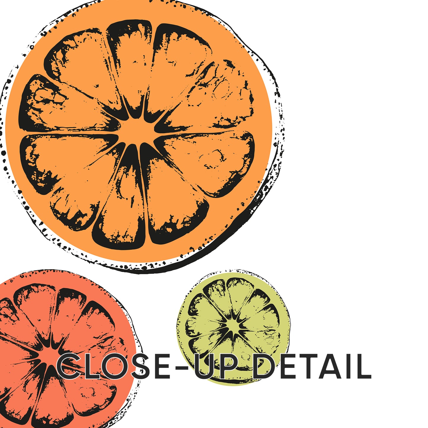 Citrus Twist: Refreshing Cocktail Wall Art Trio, Set of 3, D023