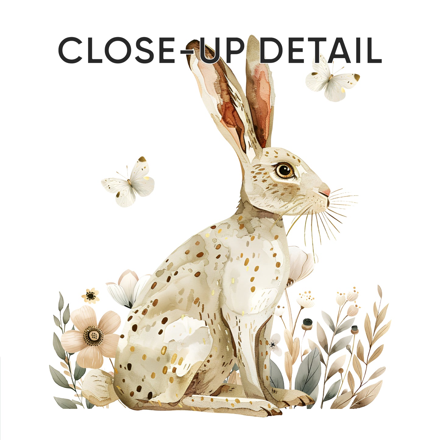 Whimsical Woodland Hare Set, Set of 3, N077