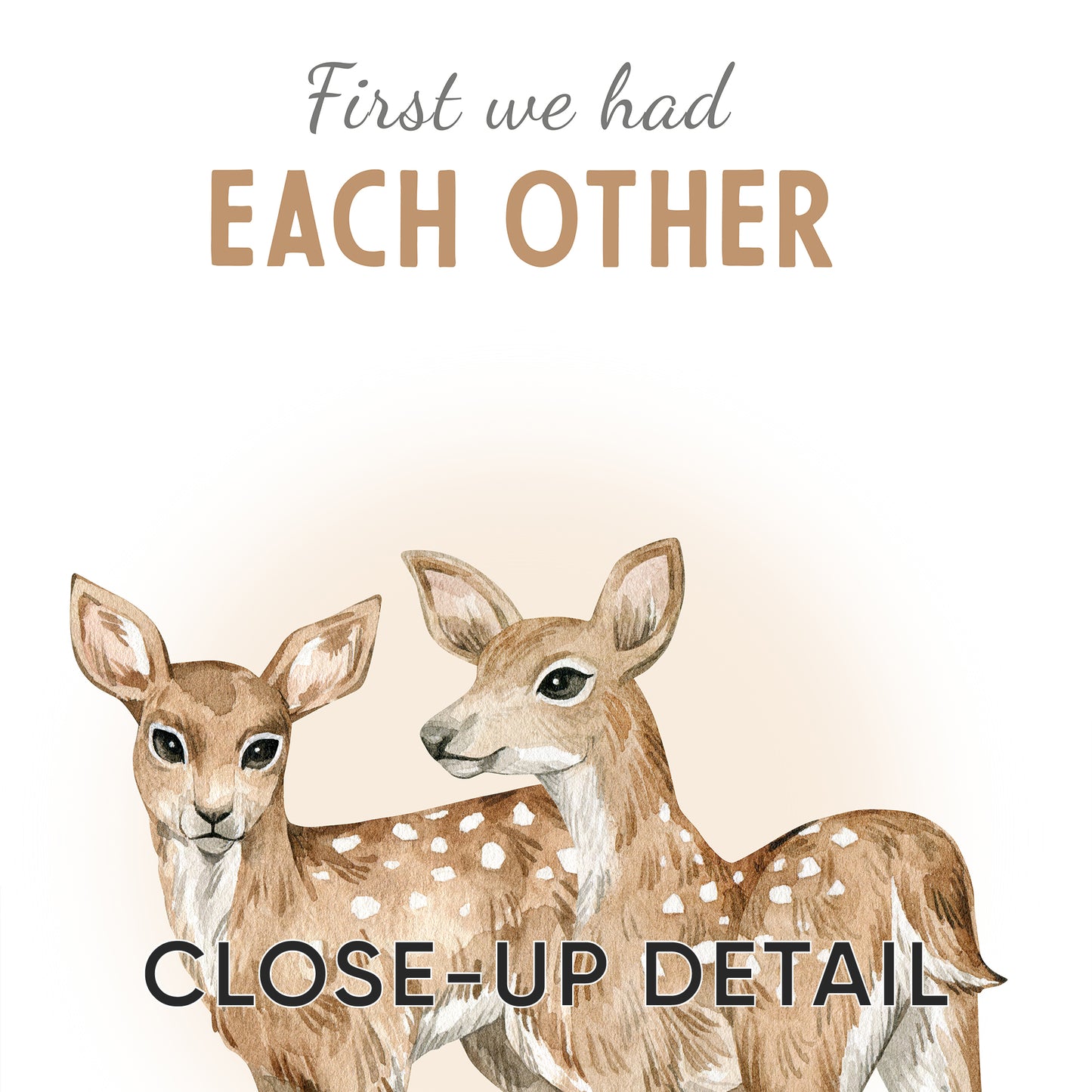 Deer Family Love Collection, Set of 3, N086