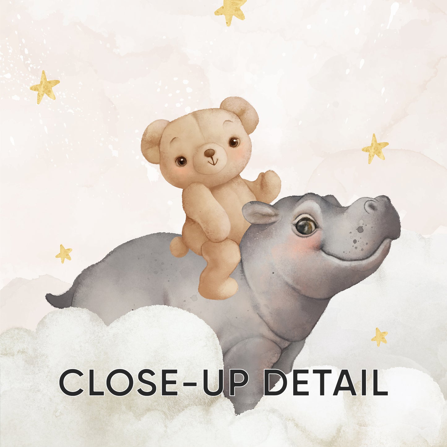 Celestial Safari: Dreamy Animal Friends Nursery Wall Art, Set of 3, N111