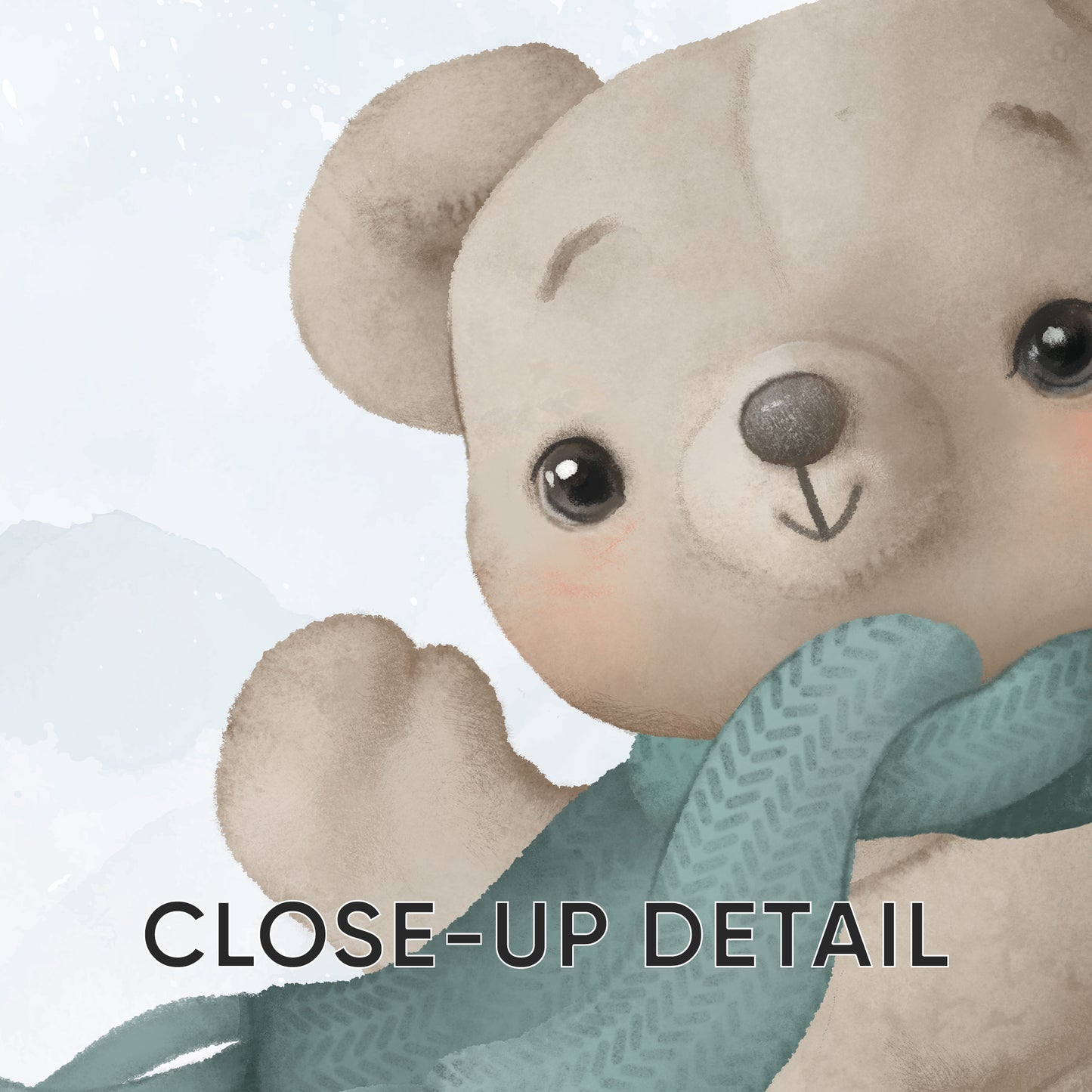 Cloud Adventures: Hello Little One Teddy Bear Posters, Set of 3, N121