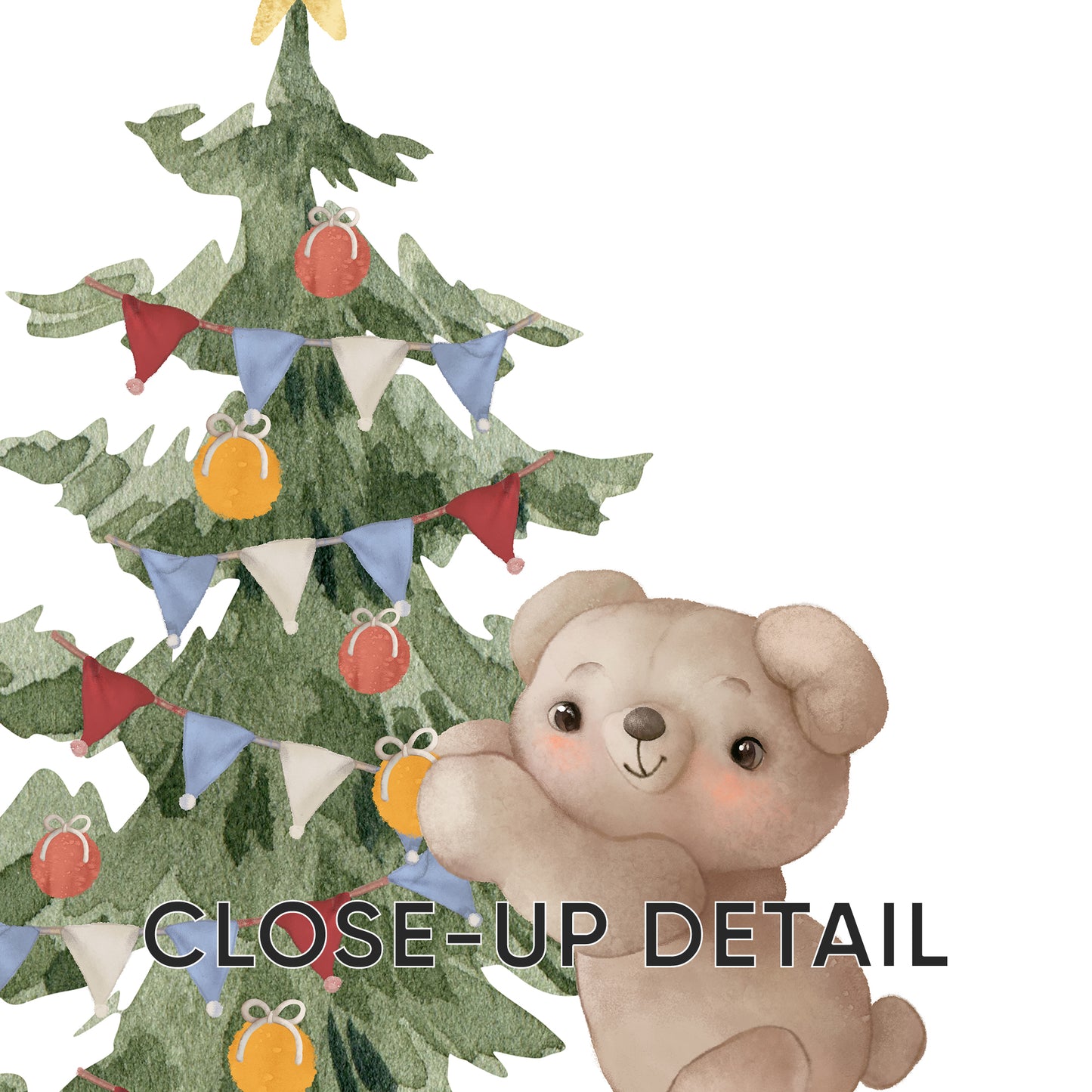 Christmas Teddy Wonderland - Bring a touch of holiday magic with teddy bears and Christmas themes, Set of 3, N181