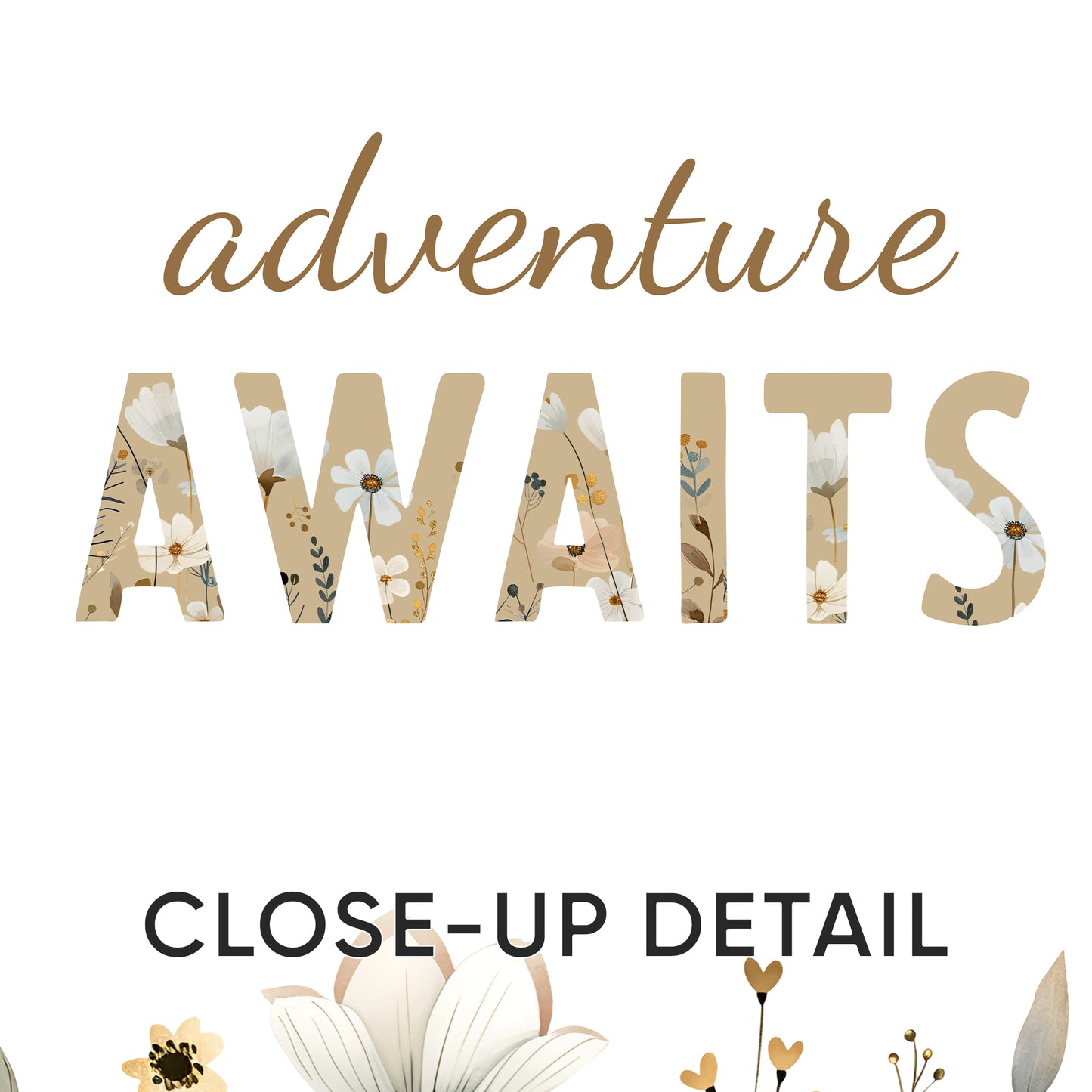 Woodland Owl Adventure Set – “Adventure Awaits” Nursery Art Trio, Set of 3, N082