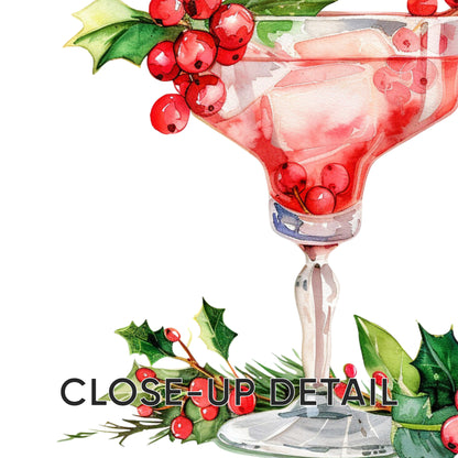 Holly Jolly Cocktail Trio, Set of 3, D083