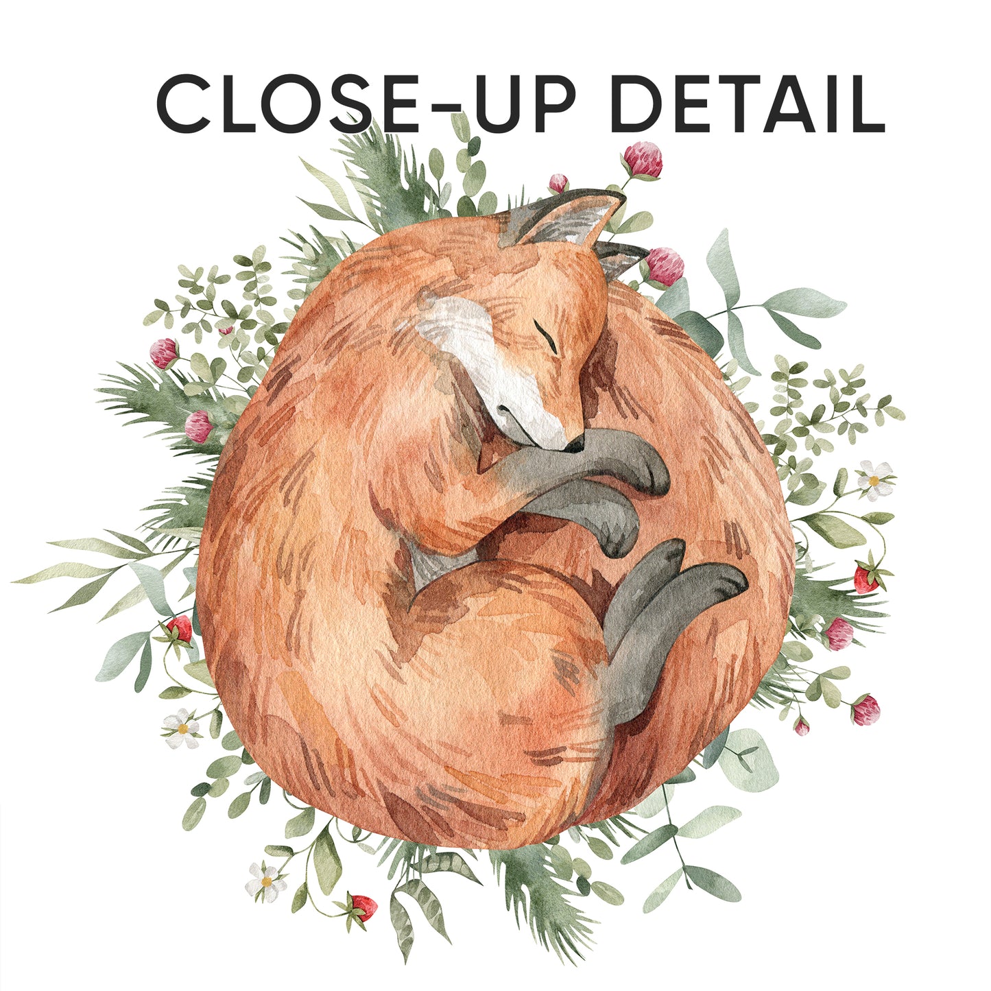 Enchanted Forest Dreams – Fox & Hare Sleepy Time Art Collection, Set of 3, N089