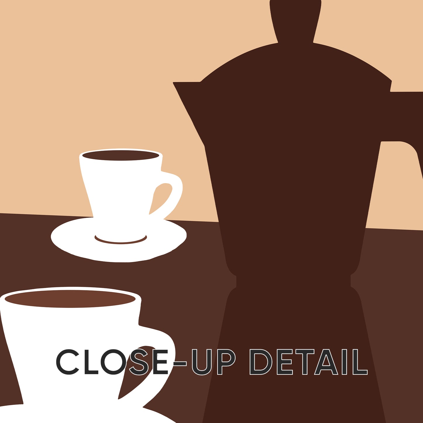 Steamy Sips: Minimalist Coffee Poster Set, Set of 3, D089